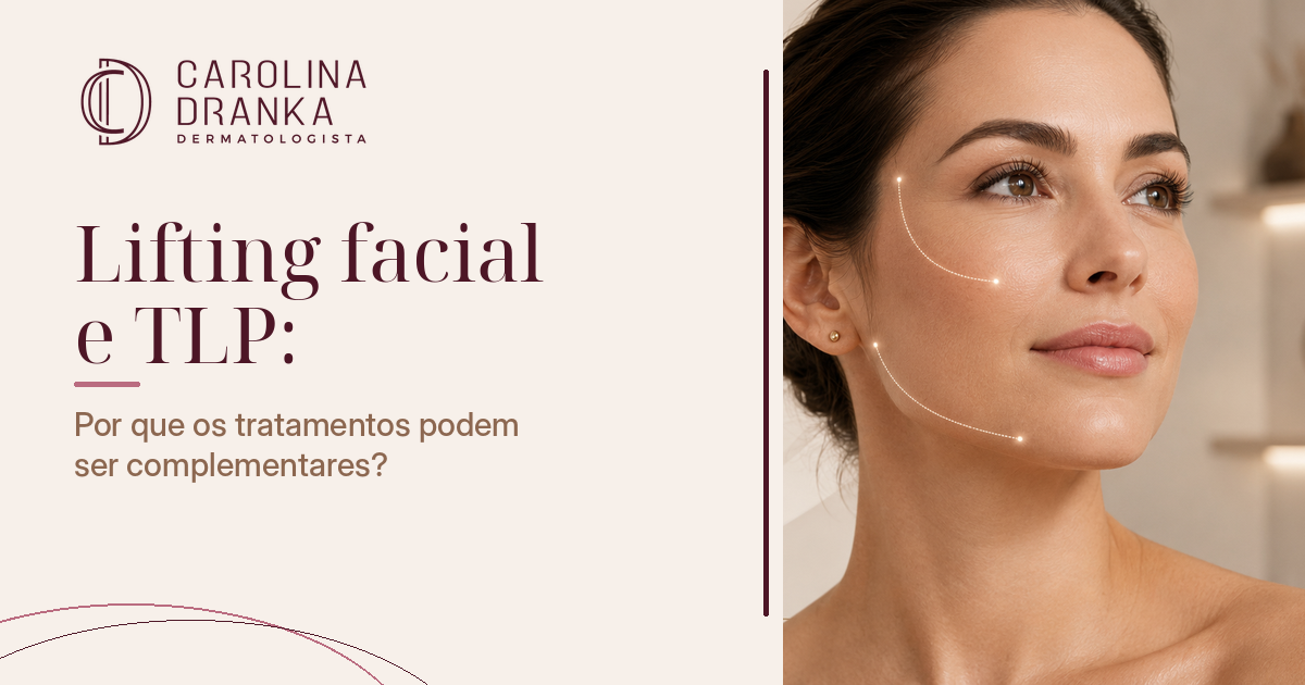 TLP após lifting facial: como o tratamento pode complementar a qualidade da pele